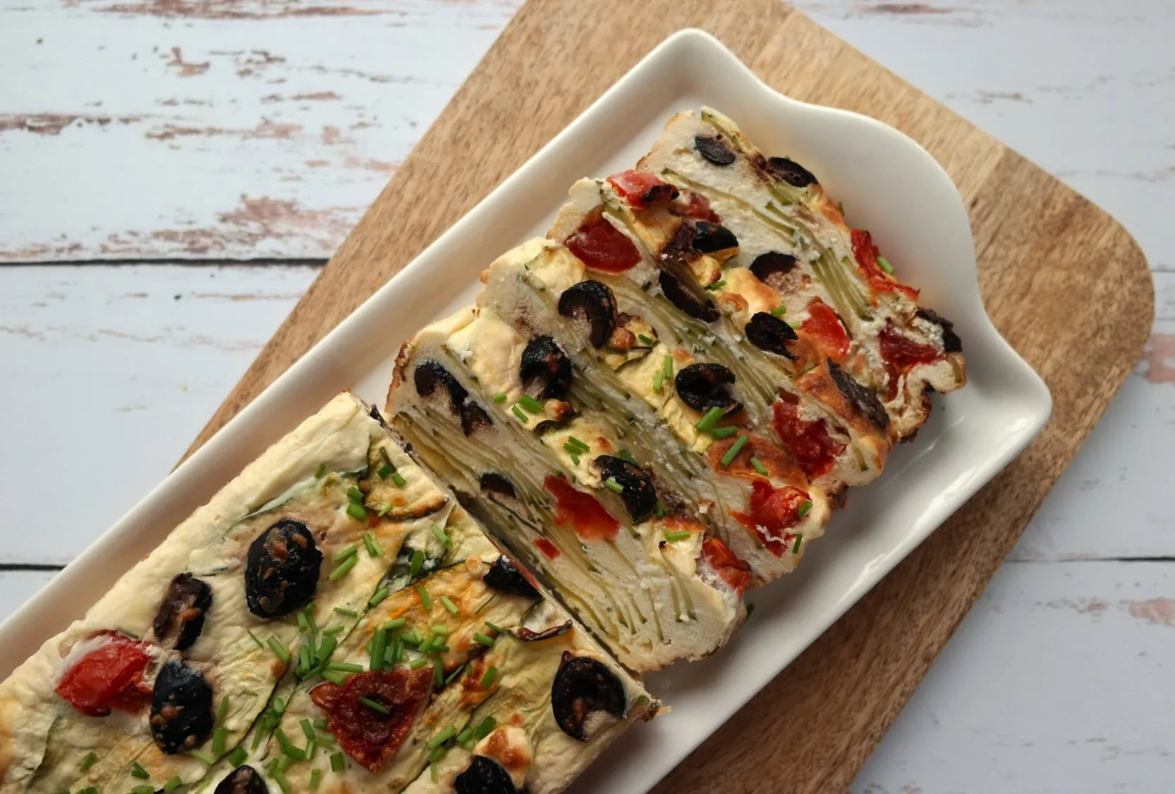 Terrine de légumes aux olives