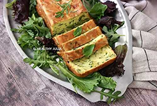 Cake invisible aux courgettes et basilic