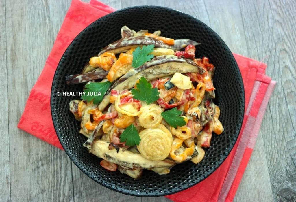Légumes rôtis à la mayonnaise