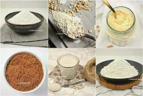 Variations healthy autour… des farines maison