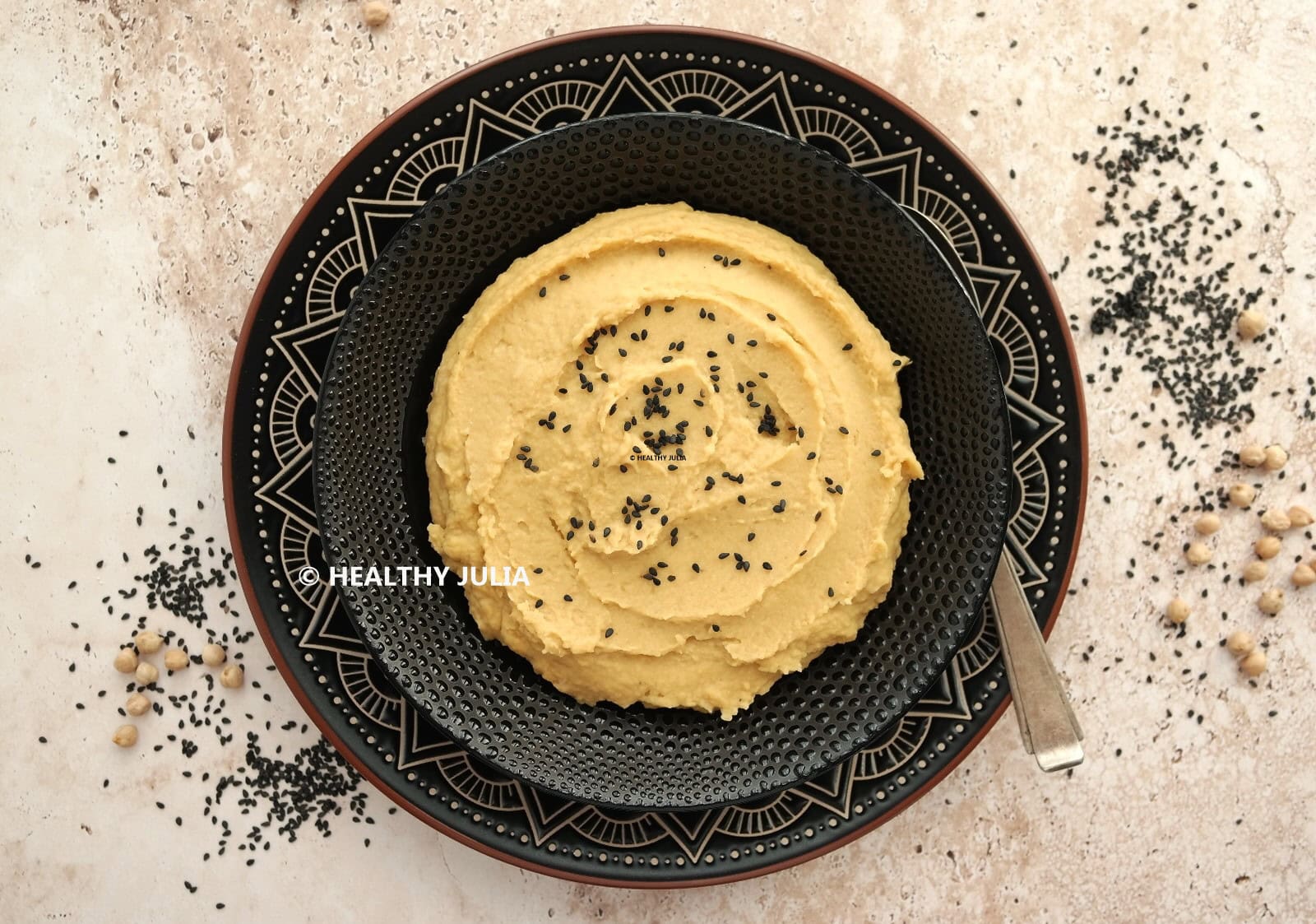 Purée de pois chiches express