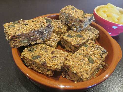 Barres Sarrasin Quinoa au Beurre de Cacahuètes