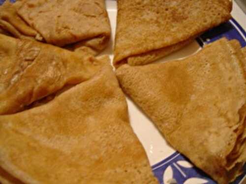 Crêpes (Sans Lait & Sans Oeufs)