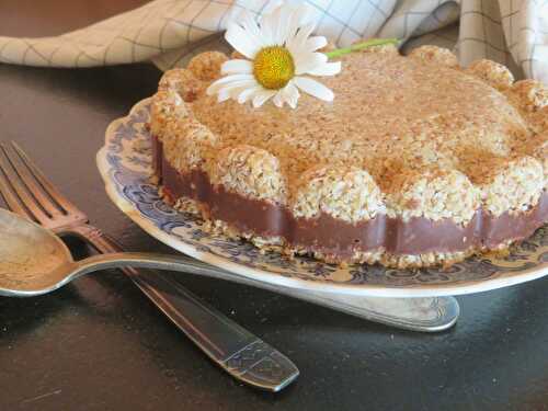 Gâteau aux Flocons de Sarrasin, Chocolat et Beurre de Cacahuètes