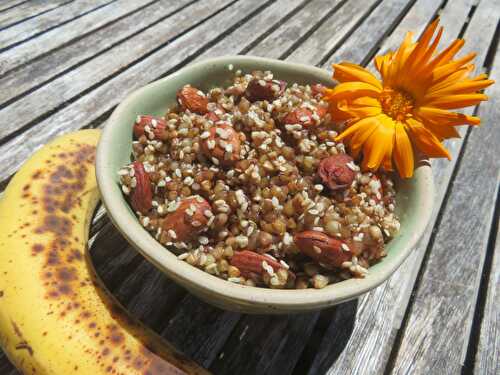 Granola Cru au Sarrasin