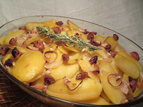 Gratin de Pommes de Terre, Navets et Figues Séchées