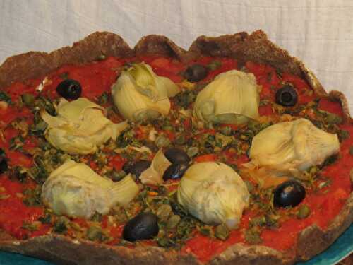 Pizza aux Coeurs d’Artichaut