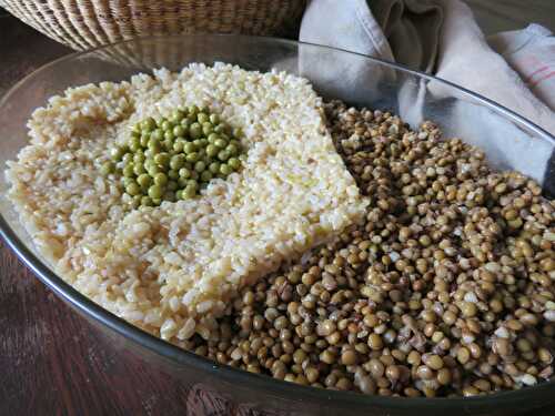 Riz aux Lentilles & Petits-Pois