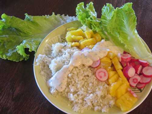 Salade de Chou Blanc à l’Ananas