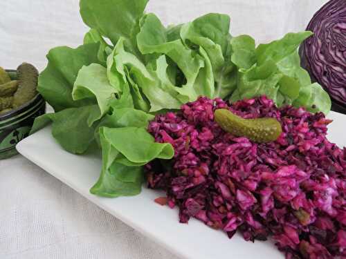 Salade de Chou Rouge aux Pommes