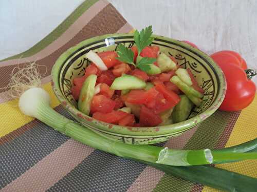 Salade de Tomates & Concombre au Cumin