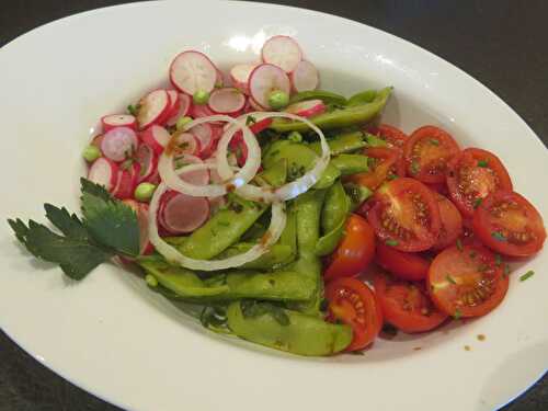 Salade Printanière aux Pois Gourmands