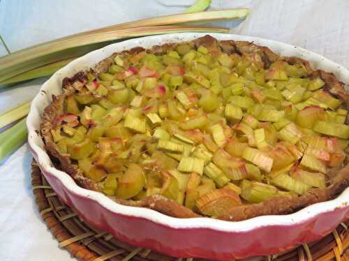 Tarte à la Rhubarbe