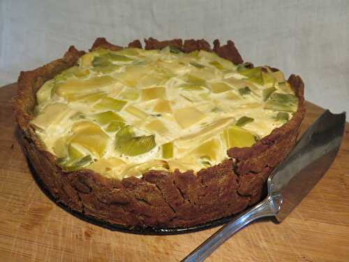 Tarte Poireaux Amandes