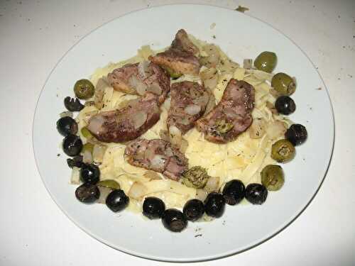 Magrets de canard aux olives