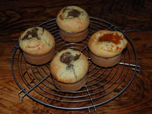 Muffins cœur coulant aux fruits