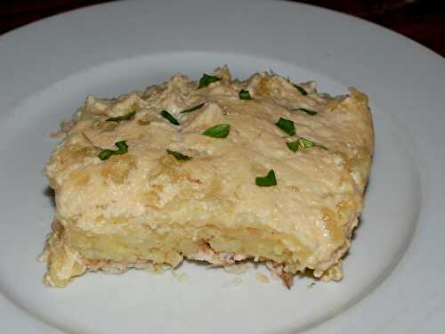 Parmentier de poisson au bar