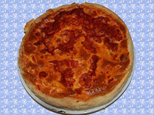 Quiche à la tomate façon provençale