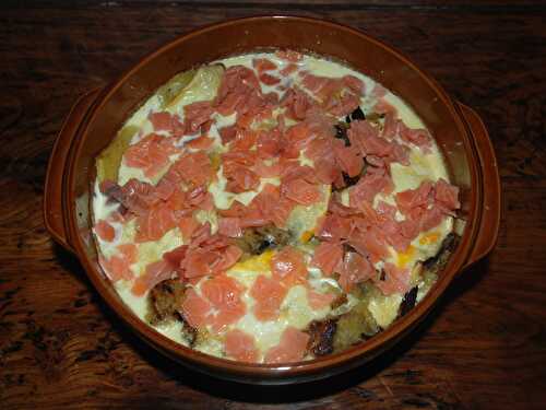 Tartiflette au saumon fumé