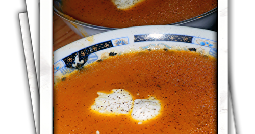 Soupe de carottes au cumin