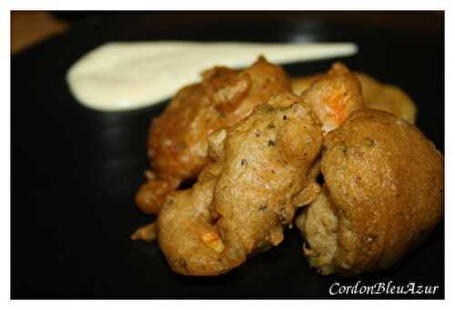 Beignets de fleurs de courgettes ou beignets de légumes