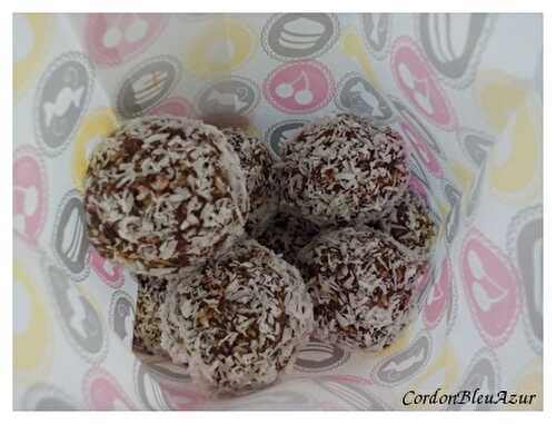 Chokladboll – boules à l’avoine et chocolat suédoises