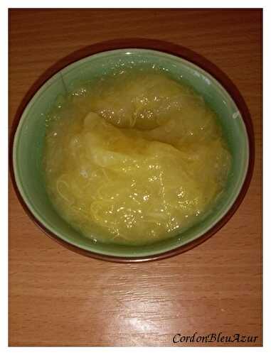 Compote pomme rhubarbe