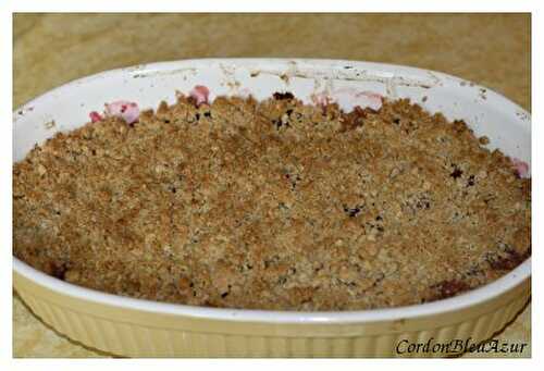 Crumble aux fruits