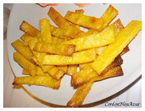 Frites de polenta à la bière (cuisson au four)