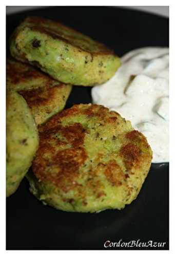 Galettes de pois chiches et de fèves (presque des falafels)