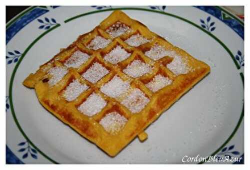 Gaufres à la courge (potiron ou citrouille)