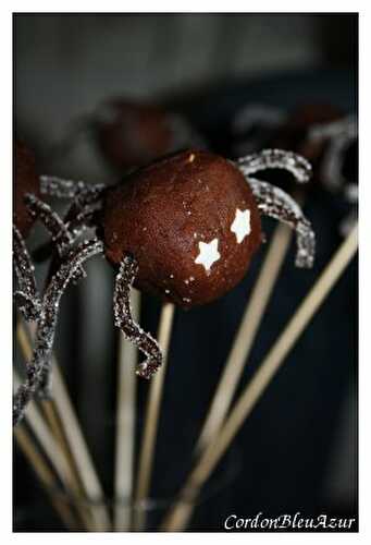 Halloween food : Cake pops monstres et araignées