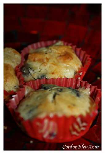 Mini-muffins boudin noir et raclette