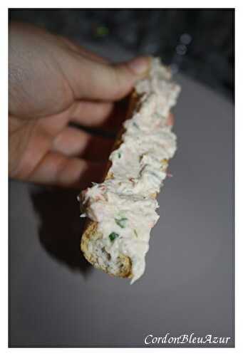 Rillettes de crevettes au basilic