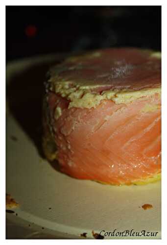 Timbales au saumon et aux poireaux (et variation au bacon)