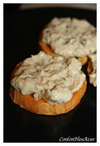 Toasts de patate douce et rillettes de thon au citron et au gingembre