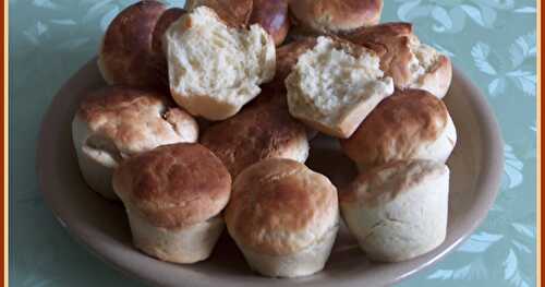 Briochettes à la fleur d'oranger