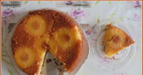 Gâteau renversé à l'ananas - Cyril Lignac 