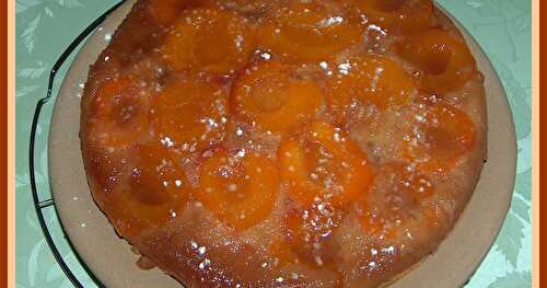 Gâteau renversé aux abricots caramélisés