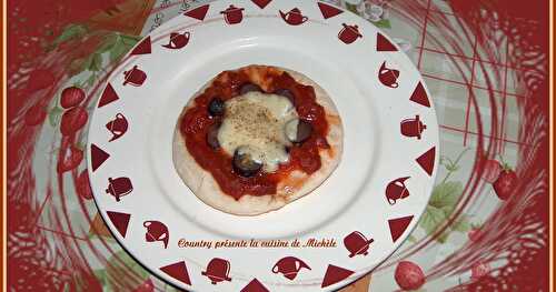 Pizza californienne aux raisins et miel