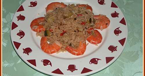 Riz pilaf aux crevettes