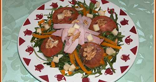Salade de Roquette et sa farandole de couleur