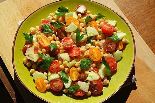 Salade méditerranéenne aux pois chiches