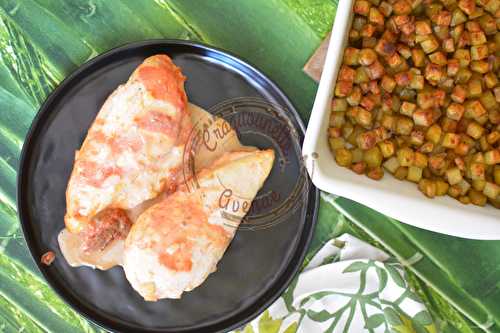 Batata Harra et poulet au paprika