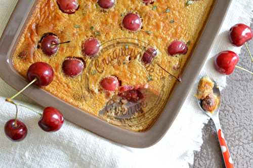 Clafoutis aux cerises {sans gluten, sans lactose} Battle Food #53