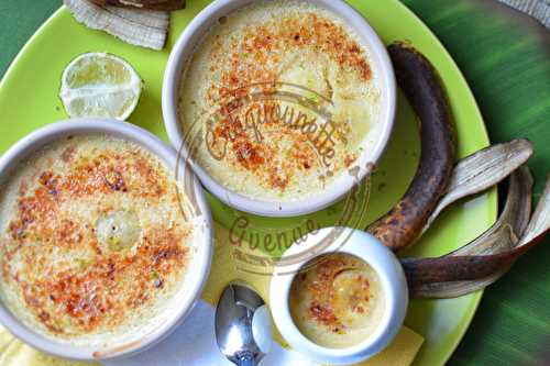 Clafoutis banane et citron vert