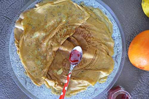 Crêpes aux agrumes sans gluten, sans lactose