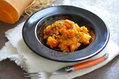 Dahl de courge et pois cassés