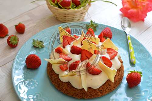 P’tit gâteau rapide aux fraises et piment