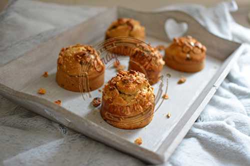 Scones crunchy aux raisins et pommes